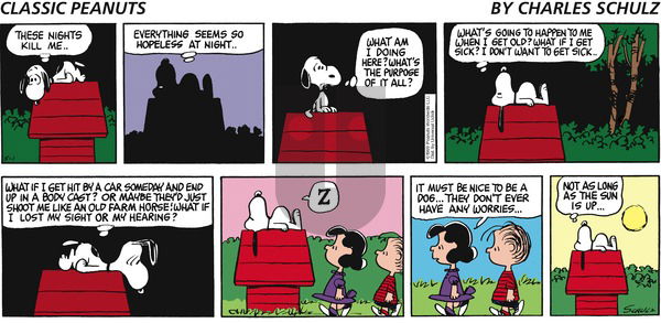 Peanuts - Sunday May 1, 2016 Comic Strip