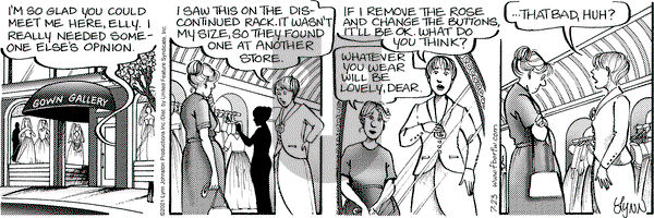 For Better or For Worse on Monday July 23, 2001 Comic Strip