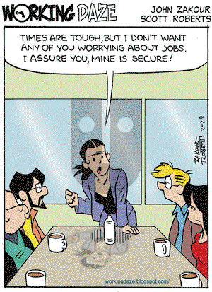 Working Daze on Friday February 27, 2009 Comic Strip