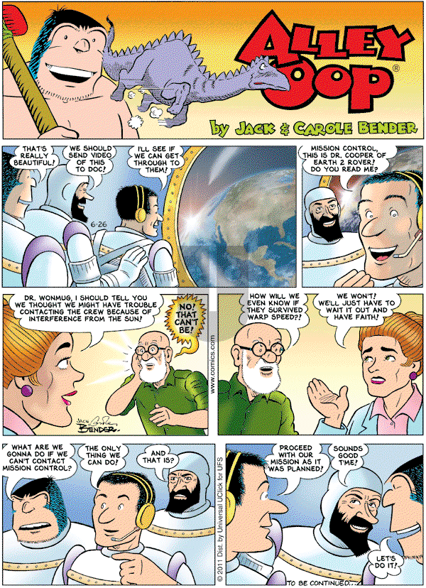 Alley Oop - Sunday June 26, 2011 Comic Strip