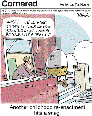 Cornered on Saturday May 9, 2009 Comic Strip