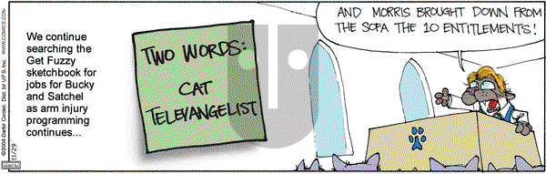Get Fuzzy on Monday November 29, 2004 Comic Strip