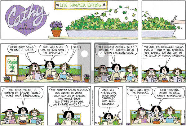 Cathy Classics - Sunday June 11, 2006 Comic Strip