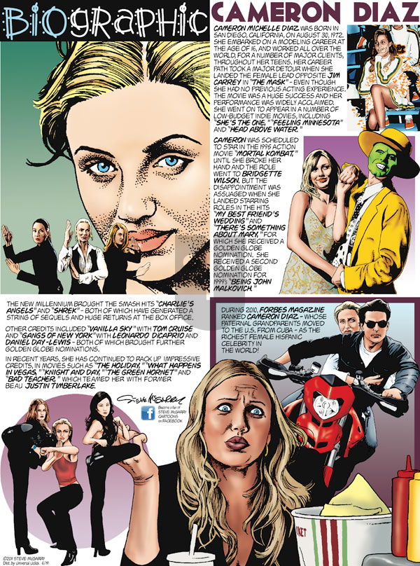 Biographic on Sunday June 19, 2011 Comic Strip