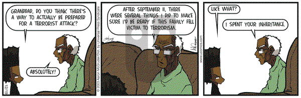 The Boondocks on Friday December 19, 2003 Comic Strip