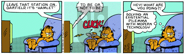 Garfield on Friday September 4, 1987 Comic Strip