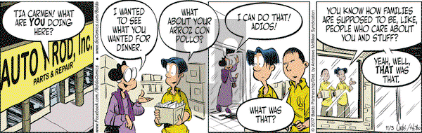 Baldo on Friday November 3, 2017 Comic Strip