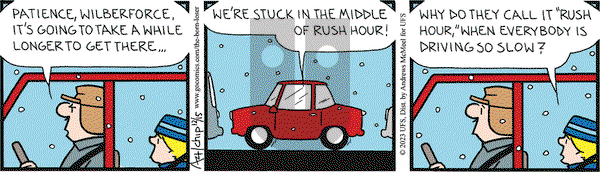 The Born Loser on Friday December 15, 2023 Comic Strip