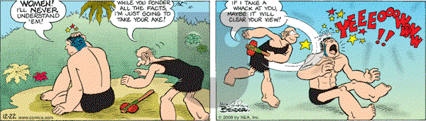 Alley Oop on Monday December 22, 2008 Comic Strip