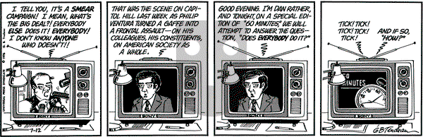 Doonesbury on Monday July 12, 1976 Comic Strip