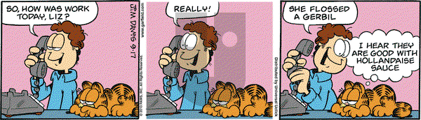 Garfield on Friday September 17, 2010 Comic Strip