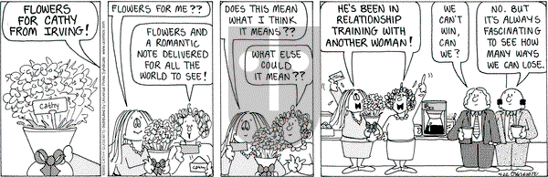 Cathy Classics on Tuesday April 22, 2025 Comic Strip