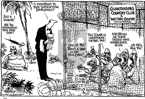 Pat Oliphant on Tuesday January 22, 2002 Comic Strip