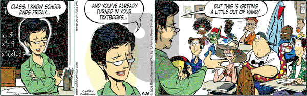 Baldo on Monday May 26, 2003 Comic Strip