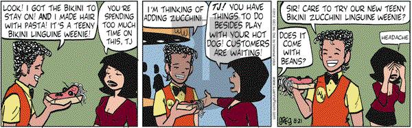 Luann on Tuesday August 21, 2012 Comic Strip
