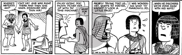 Alley Oop - Monday January 27, 1969 Comic Strip