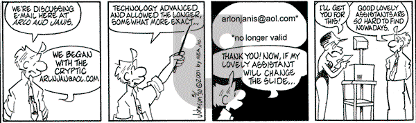 Arlo and Janis on Wednesday May 30, 2001 Comic Strip
