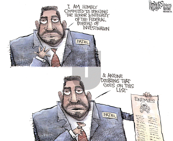 Matt Davies on Monday February 24, 2025 Comic Strip