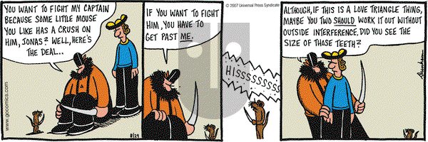 Overboard on Wednesday August 29, 2007 Comic Strip