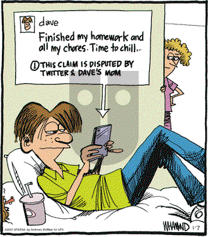 Reality Check on Thursday January 7, 2021 Comic Strip