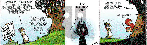 Over the Hedge on Friday February 19, 2021 Comic Strip