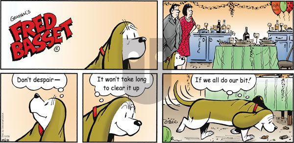 Fred Basset on Sunday December 26, 2010 Comic Strip