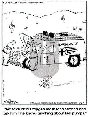 Close to Home on Monday July 27, 1998 Comic Strip