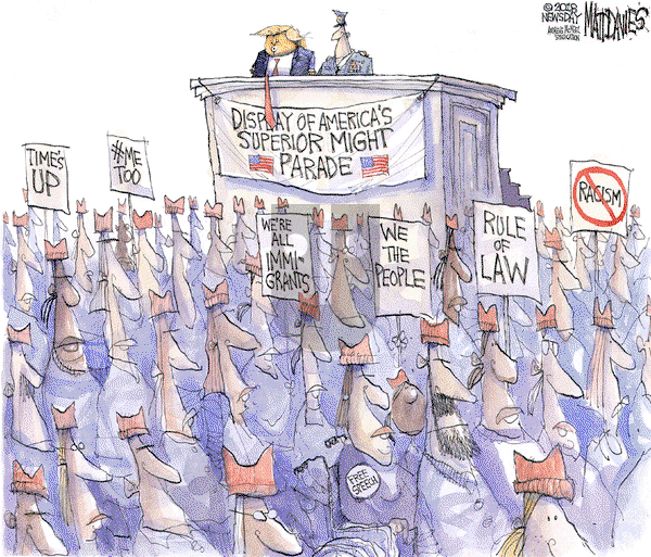 Matt Davies on Thursday February 8, 2018 Comic Strip