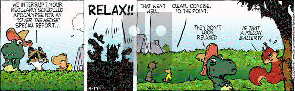 Over the Hedge on Monday April 27, 2020 Comic Strip