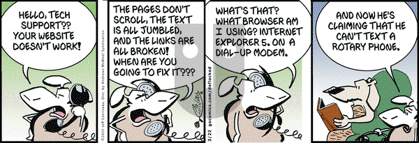 DeFlocked on Saturday March 22, 2025 Comic Strip