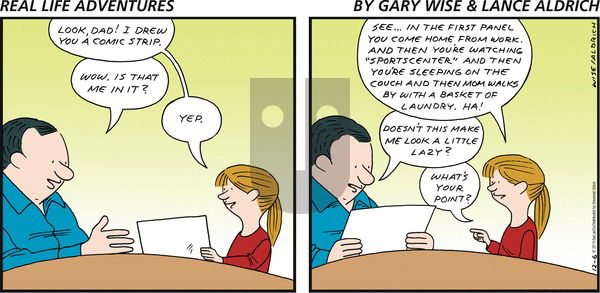 Real Life Adventures on Sunday December 6, 2015 Comic Strip