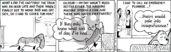 Fred Basset on Saturday January 19, 2008 Comic Strip