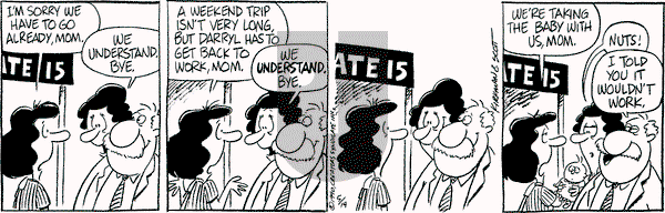 Baby Blues on Saturday May 19, 1990 Comic Strip