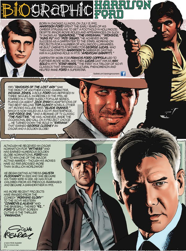 Biographic on Sunday August 18, 2013 Comic Strip