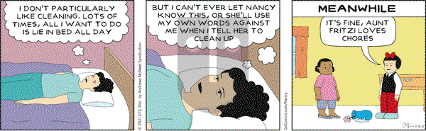 Nancy - Monday August 16, 2021 Comic Strip