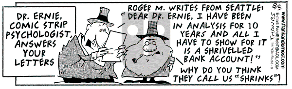 Frank and Ernest on Tuesday August 5, 1997 Comic Strip