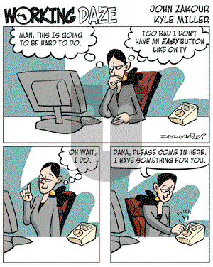 Working Daze on Friday January 13, 2006 Comic Strip