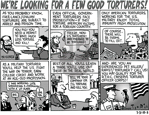 Ted Rall on Saturday April 2, 2005 Comic Strip
