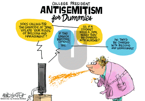 Mike Lester - Friday December 8, 2023 Comic Strip