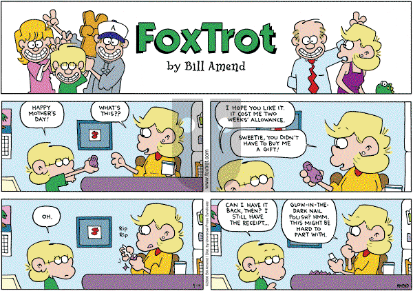 FoxTrot on Sunday May 14, 2006 Comic Strip