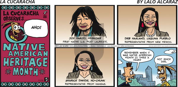 La Cucaracha on Sunday November 10, 2019 Comic Strip