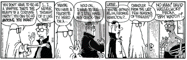Monty on Friday October 31, 2003 Comic Strip