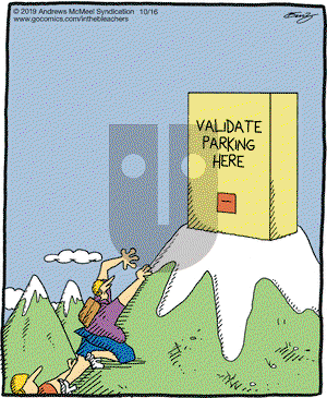 In the Bleachers on Wednesday October 16, 2019 Comic Strip