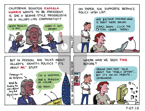 Ted Rall on Friday July 27, 2018 Comic Strip