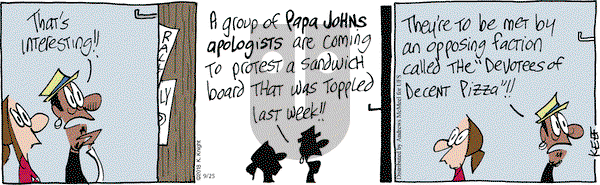 The Knight Life on Tuesday September 25, 2018 Comic Strip