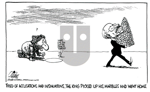 Pat Oliphant on Monday August 8, 1988 Comic Strip