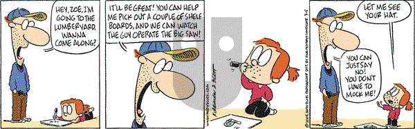 Baby Blues on Saturday March 5, 2005 Comic Strip