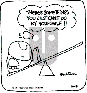 Ziggy on Monday October 18, 1971 Comic Strip