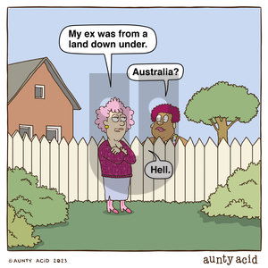 Aunty Acid - Friday December 1, 2023 Comic Strip