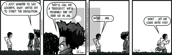 The Boondocks on Thursday October 24, 2013 Comic Strip